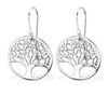 Silver Tree dangle earrings online shop in South Africa