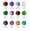 CRI103290 - 925 Sterling Silver Personalized Ring, Names & Birthstones