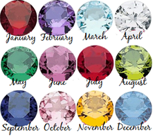 Birthstone charms for floating locket necklaces SA
