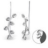 Sterling Silver Leaf Branch Ear Pin Earrings online South Africa