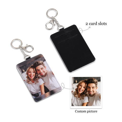Personalized card holder for bag