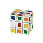B31-C11190 -  925 Sterling Silver Rubiks Cube European Charm Bead