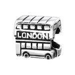 B15-C3667 -  925 Sterling Silver London Bus European Charm Bead