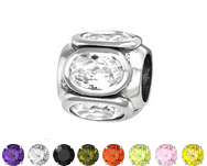 Sterling silver cz european charm bead online store in South Africa