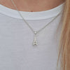Silver Eiffel Tower Necklace