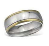 Mens stainless steel gift band rings online store South Africa
