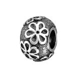 Sterling Silver Flower Charm bead