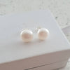 Sterling silver fresh water pearl earrings
