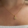 Gold snowflake necklace Charis Jewelry SA