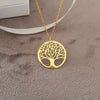 gold tree necklace