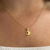 Gold moon and star necklace Charis Jewelry SA