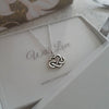 Sterling silver heart infinity necklace online jewellery shop in SA