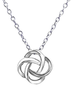 sterling silver knot necklace