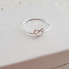 Silver knot rings online