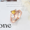 CRI103580 - 925 Sterling Silver Personalized Names and Birthstones Ring