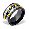 Joshua Men's Stainless Steel Band Ring, Sizes 9-12