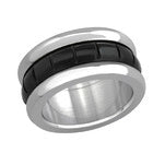 C1026-C6203 - Men's Stainless Steel Chunky Band Ring