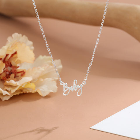 CNE107534 Personalized Name Necklace, 925 Sterling Silver
