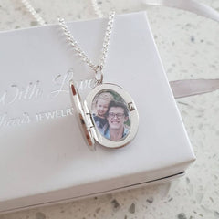 personalized photo locket necklace