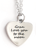 Beautiful personalized heart necklace