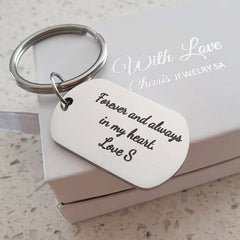 Personalized engraved keyrings online shop in South Africa