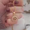 Stunning Gold Initial Letter Necklace, online shop in SA