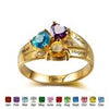 Gold personalized ring