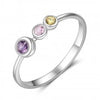 personalized birthstones ring