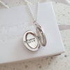 CAS101933 - 925 Sterling Silver Personalized Photo Locket Necklace