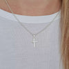 Silver Cross Necklace 3