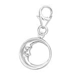 C1426 - 925 Sterling Silver Moon Charm Dangle