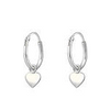 STERLING SILVER ROUND HOOP EARRINGS WITH HEARTS ONLINE
