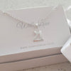 Sterling silver 21st birthday 21 necklace