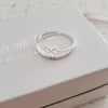 Silver infinity ring