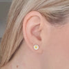 Demi Earrings 925 Sterling Silver Flower Ear Stud Earrings, Size 7mm