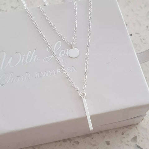 Camryn 925 Sterling Silver Layered Dainty Necklace