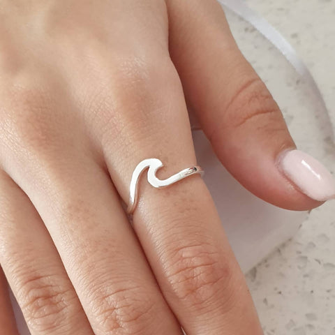 Waverly 925 Sterling Silver Wave Ring