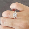 Isabella 925 Sterling Silver CZ Solitaire Ring