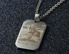 CNE101321 - Stainless Steel Men's Personalized Photo engraved Dog Tag Chain