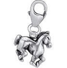 Sterling silver horse charm dangle for charm bracelet