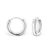 Sterling Silver round hoop earrings online shop in South Africa
