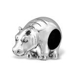 C996-C4372 - 925 Sterling Silver Hippo European Charm Bead