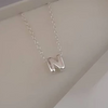 sterling silver initial letter necklace online jewellery store