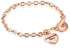 NNJ3 - CBA101712 - Personalized Rose Gold Stainless Steel Bracelet