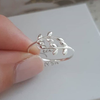 sterling silver leaf ring online jewellery store in South Africa