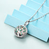 personalized tree photo locket necklace